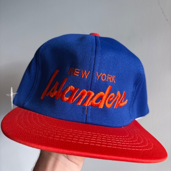RARE NWT NEW YORK ISLANDERS NHL vintage ted fletcher snapback trucker hat hockey - Picture 2 of 9